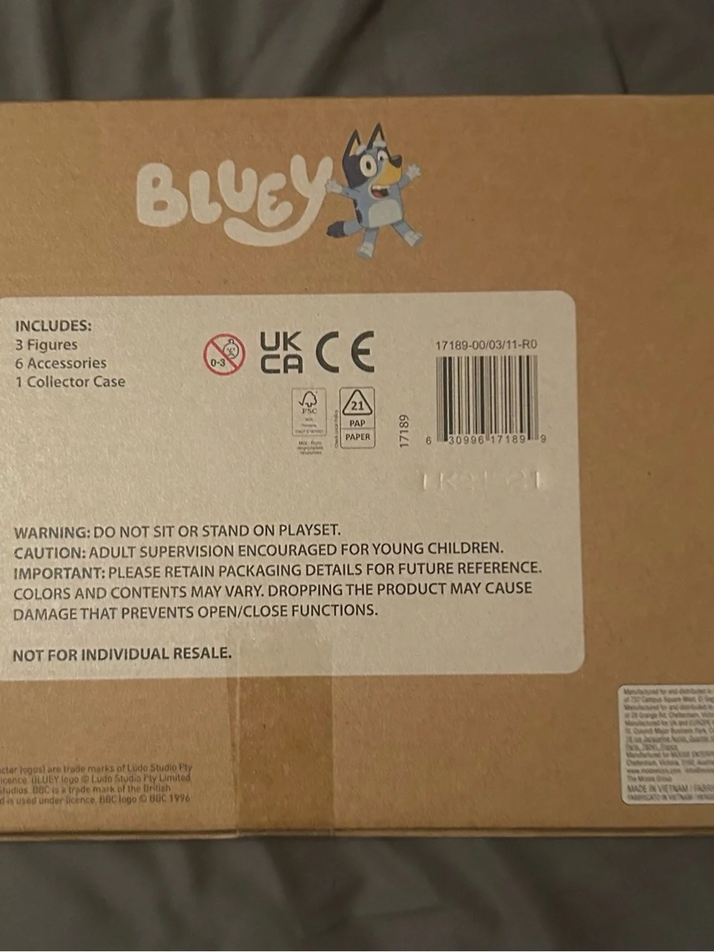 Bluey Deluxe Play & Go Playset